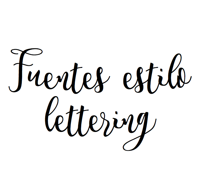 Plantillas de lettering gratuitas para imprimir y practicar