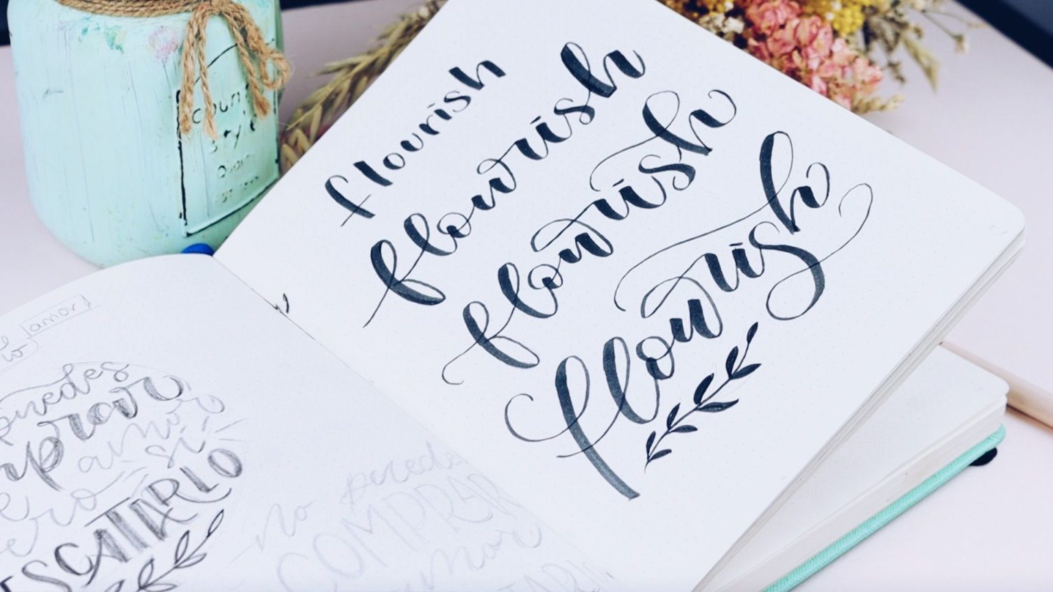 Tutorial Florituras En Lettering - The Flower Journal